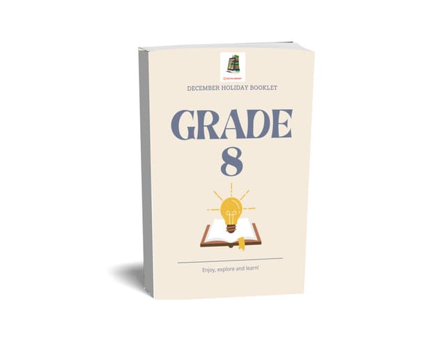 Holiday Revision Booklet 